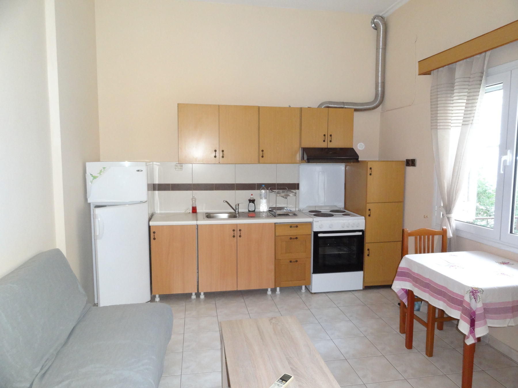 Renovated furnished 1 bedroom apartment of 53 sq.m. for rent 1st floor in the center of Ioannina near the Town Hall