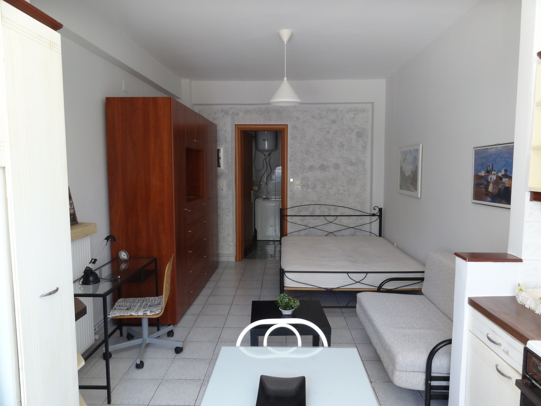 For rent furnished studio 35 sq.m. ground floor in the area of ​​Kiafa in Ioannina